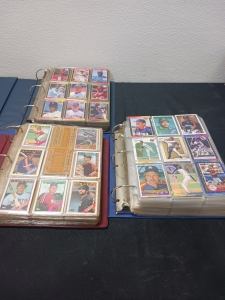 3 Binders Baseball Cards. Nolan Ryan and more