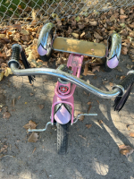 (1) 16” Viper DBBMX bike - blue (1) 16” Huffy Princess bike - pink (1) Shwinn pink tricycle - 16