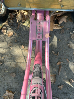 (1) 16” Viper DBBMX bike - blue (1) 16” Huffy Princess bike - pink (1) Shwinn pink tricycle - 20