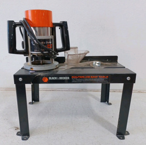 (1) Black&Decker 1¹/⁴ HP Router (1) Router/Jig Saw Table