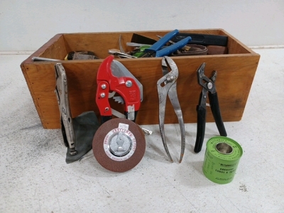 (1) Tools w/ Wood Crate