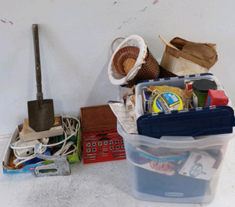 (1) Tap & Die Set (1) Staple Gun (1) Survival Shovel and More!