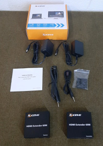 (1) KCEVE HDMI Extender, 60-Meters