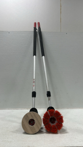 (2) Motor scrubber brushes