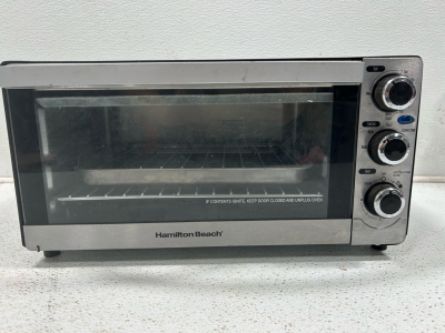 (1) Hamilton Beach toaster oven