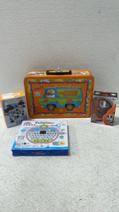 Scooby-Doo Mystery Machine Collectors Lunchbox, Educational Toy Computer, Robot LUKE & R-Bot