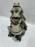 (2) Frog Figurines (2) Glass art and more! - 4