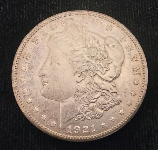 1921 Morgan Silver Dollar- Verified