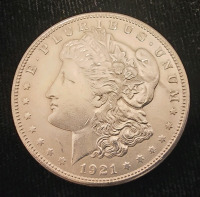 1921 Morgan Silver Dollar- Verified