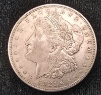 1921 Morgan Silver Dollar- Verified