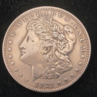 1921 Morgan Silver Dollar- Verified