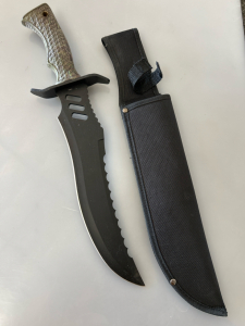 Tac Assault Hunting Knife With Sheath