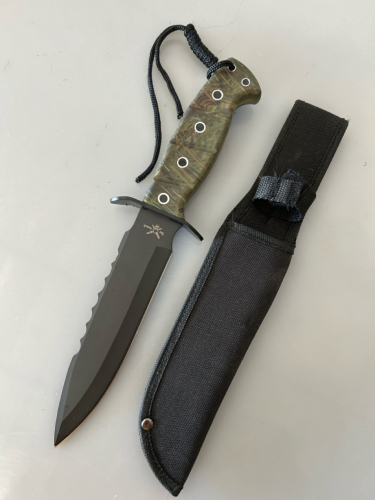 Tac Assault Hunting Knife with Sheath