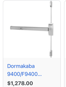 Surface Vertical Rod Exit Device