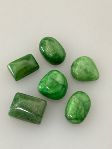 (6) Brazilian Emerald Cabochon Gemstones