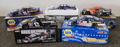 (5) Collectible Nascar Die Cast Series Cars. 1:24 Scale. All Limited And Numbered