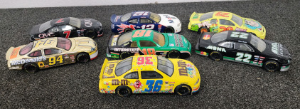 (7) Collectible Die Cast Nascar 1:24 Scale Cars- Assorted Drivers