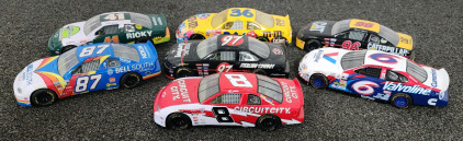 (7) Collectible Die Cast Nascar 1:24 Scale Cars- Assorted Drivers