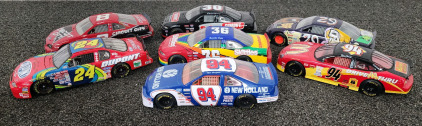 (7) Collectible Die Cast Nascar 1:24 Scale Cars- Assorted Drivers