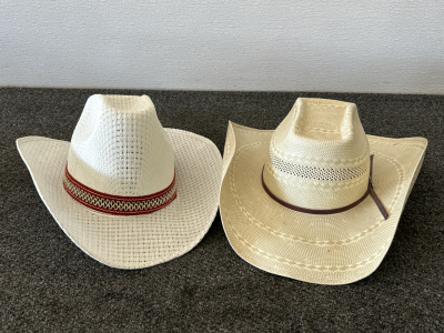 (2) Cowboy Hats