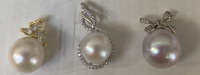 (6) BEAUTIFUL PEARL PENDANTS. (UNAUTHENTICATED). - 2