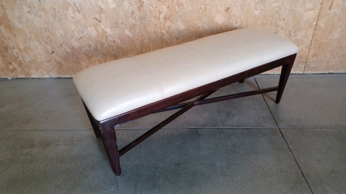 Thomasville Leather End of Bed Bench