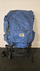 (1) REI Blue Hiking Backpack