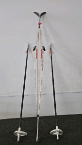 (1) Set of Rossignol Skis (1) Pair of Rossignol Ski Poles