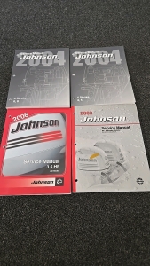 (1) Set of 4 Johnson Service Manuals