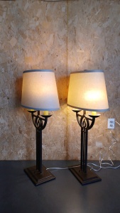 Pair of 36" H Elegant Decorative Lamps