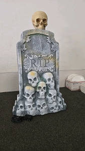 (1) Medium Size Pop-Up Skeleton and Tombstone