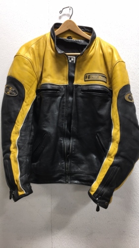 Racing leather coat