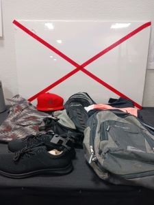 (1) Ariat Jacket LG. (1) Women's Nike Hoodie (1) Jordan Hat And More.