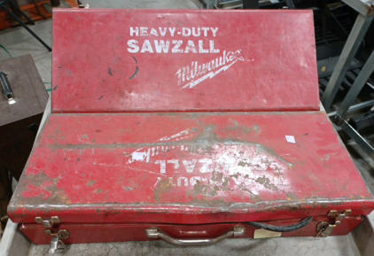 (1) Milwaukee Sawzall (2) Metal Hard Cases w/ Extra Blades (sp12)