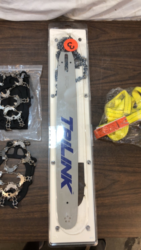 Trilink 20” Bar And Chain, Wirezoll Ice Cleats & More