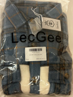 LeeGee Men’s Sherpa Jacket Large Blue, And 12 inch Suwam Chest Set - 2