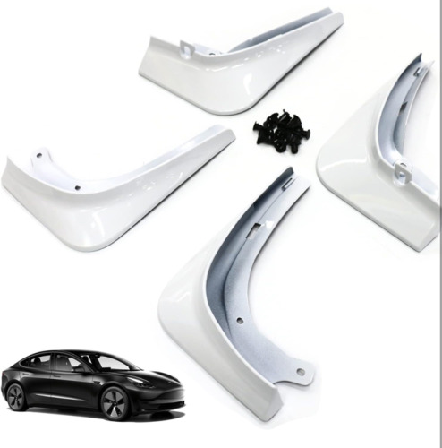 Tesla Splash Guard Glossy White