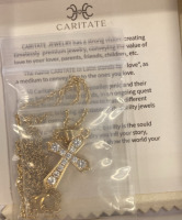 Caritate Cross Necklaces & i12 Earbuds - 2