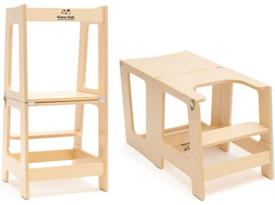 Kieno Kids 2 In 1 Learning Towel And Desk, And 2 Step Stool