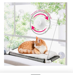 Cat Windo Perch/ Hammock (3) & Pet Hair Remover Combs (3)