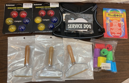 Service Dog Vest, Pet Hair Remover Brishes & More