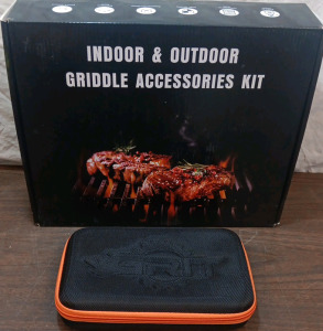 Indoor & Outdoor Griddle Accessories Kit &Performance Rapid Tire Deflator