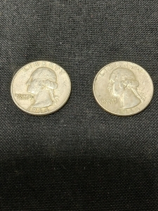 2. 1964 Silver Quarters