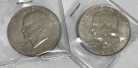 (5) Eisenhower $1.00 Coins Dated Between 1971-1972 - 3