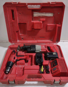 Milwaukee Set; Sawzall, Drill (2) Batteries & (1) Battery Charger