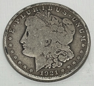 1921 Morgan Silver Dollar