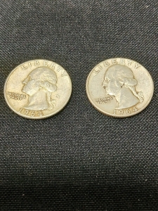 2. 1964 Silver Quarters