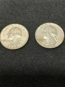 2. 1964 Silver Quarters