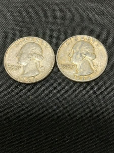 2. 1964 Silver Quarters