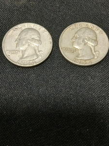 1954. 1958 Silver Quarters